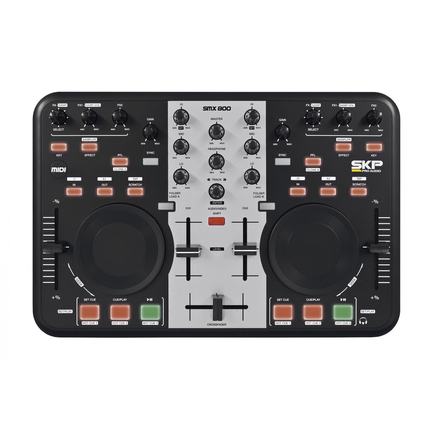 Controladora Skp Pro Audio Workstation Dj Smx 800 Software Virtual