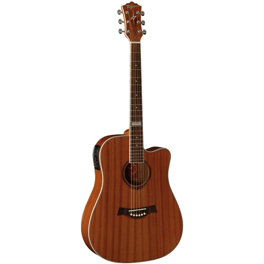 Violão de Aço Elétrico Tagima Kansas Mahogany com Afinador - Mercadão ...
