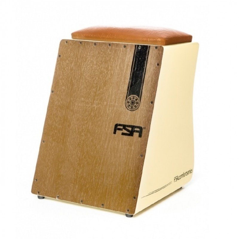 Cajon Inclinado Fsa Confort FCA4502 Bege Com Assento Estofado e