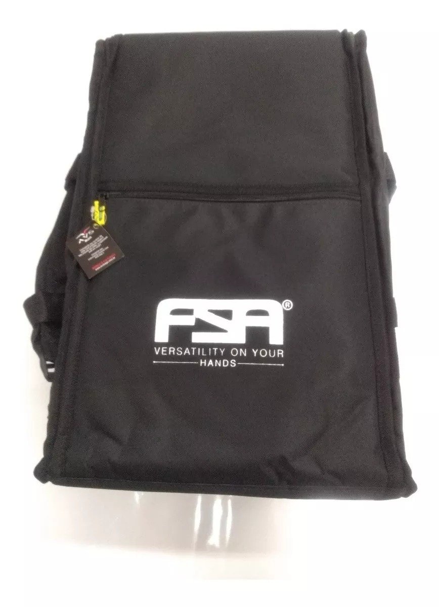 Capa Bag Para Cajon Fsa Confort Super Luxo Preta Mercadão da Música