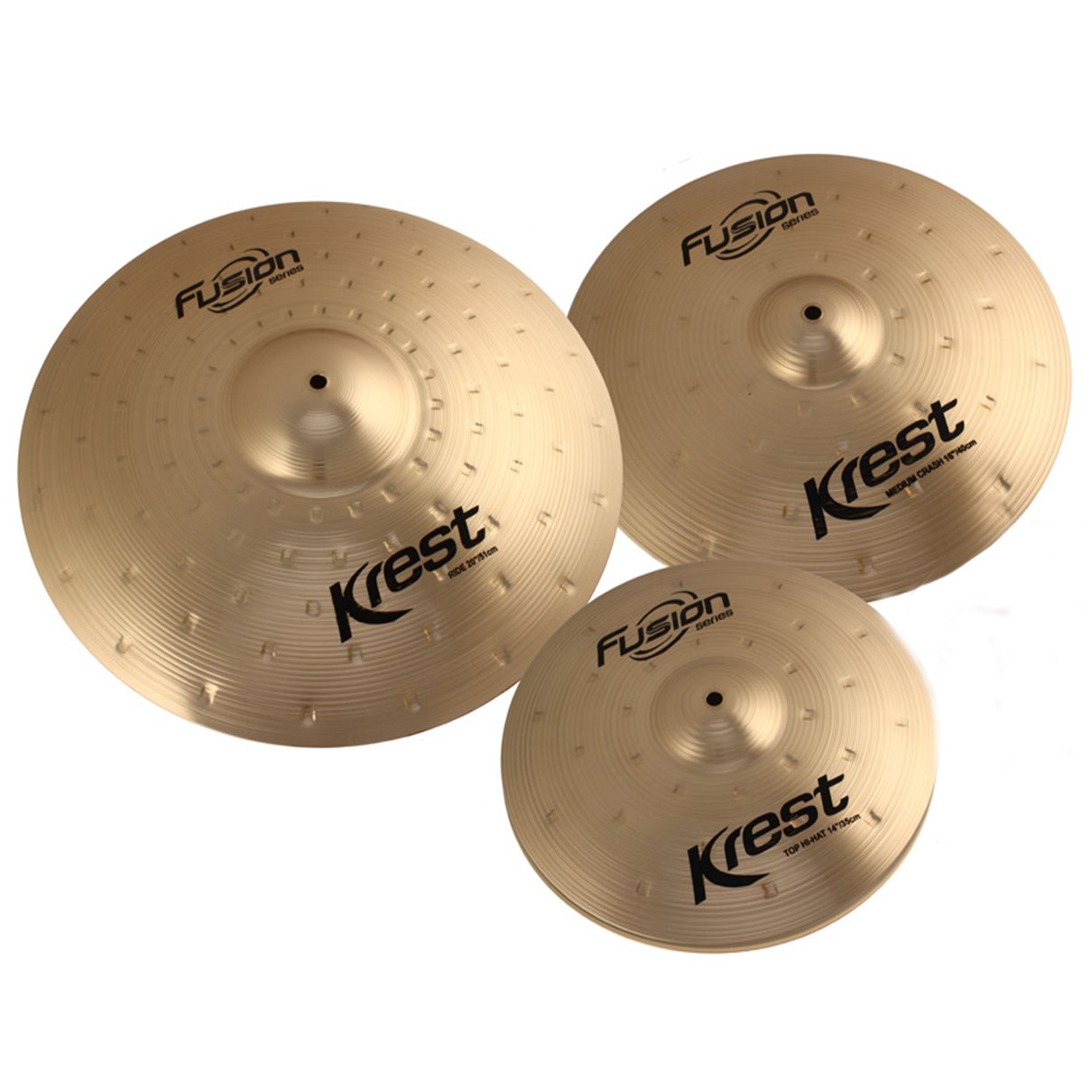 Set de Pratos Krest Fusion Series com Chimbal 14