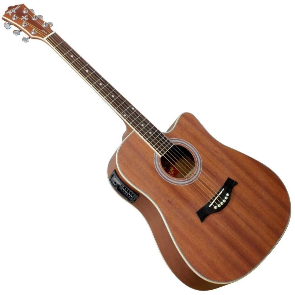 Violão de Aço Elétrico Tagima Kansas Mahogany com Afinador - Mercadão ...