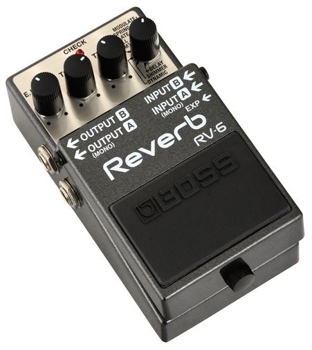 Pedal Para Guitarra Boss RV 6 Reverb Com Shimmer