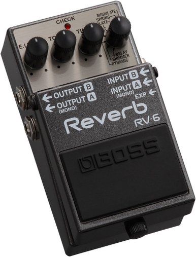 Pedal Para Guitarra Boss RV 6 Reverb Com Shimmer