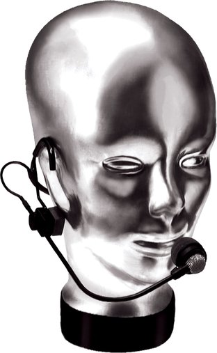 Microfone Headset Crown Cm311 Mini Xlr Para Sistemas AKG