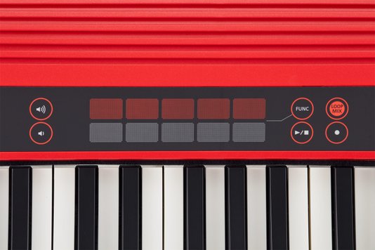 Teclado Roland Go Keys 61 K Vermelho Com Função Loop Mix