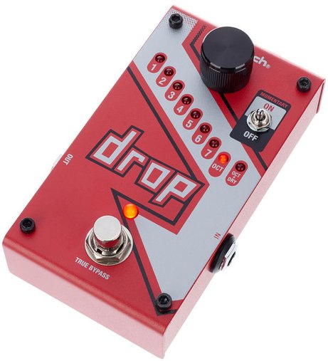 Pedal para Guitarra Digitech The Drop Tune Pitch Shifter com Fonte