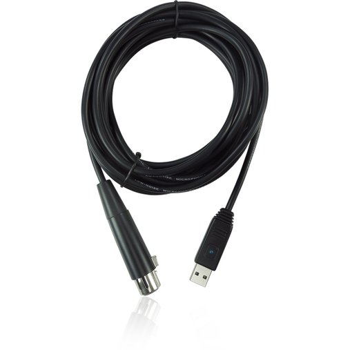 Cabo Interface Behringer MIC-2 USB Ideal Para Gravação De Voz Com Microfones Dinâmicos