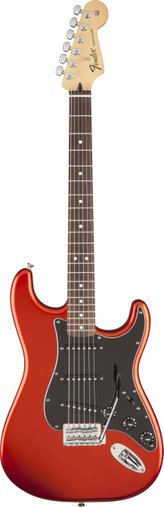 Guitarra Stratocaster Fender Mexicana 014 0130 576 Standard Satin Flame Orange