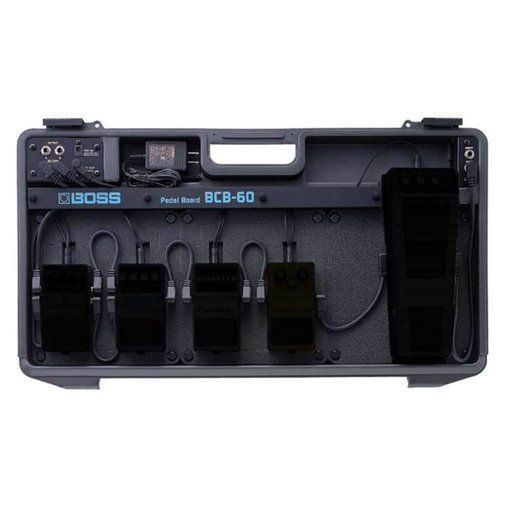Hard Case Pedal Board Boss BCB 60 Para 6 Pedais E Cabos