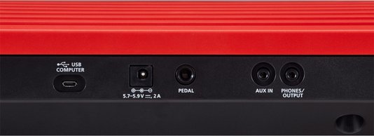 Teclado Roland Go Keys 61 K Vermelho Com Função Loop Mix
