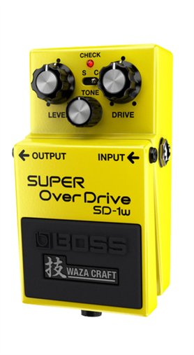 Pedal Para Guitarra Boss SD 1W Super Overdrive Waza Craft