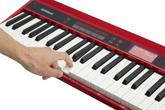 Teclado Roland Go Keys 61 K Vermelho Com Função Loop Mix