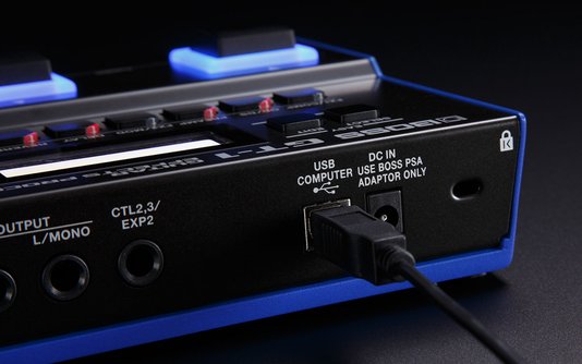 Pedaleira para Guitarra Boss GT 1 Multi Efeitos + Fonte Hayonik