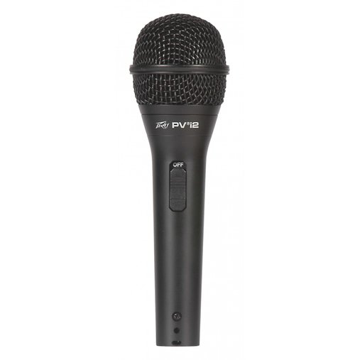 Microfone Profissional Dinâmico Peavey PVI2 Com Cabo XLR/XLR De 6 Metros