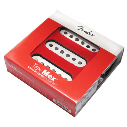 Set de Captadores Fender Tex-Mex para Guitarra Stratocaster  Ponte, Meio e Braço