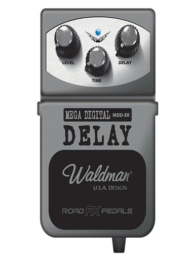 Pedal Para Guitarra Waldman Mega Digital Delay MDD 3R Cinza Delay U.S.A Design
