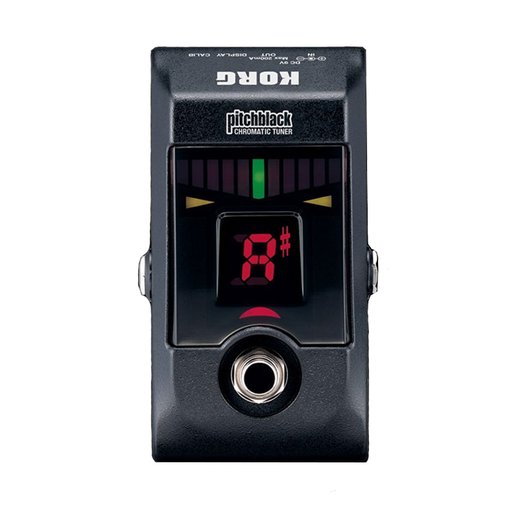 Pedal Afinador Para Guitarra Pitchblack Korg Poly PB-01 Preto True Bypass