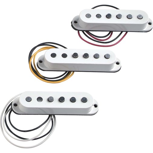 Set de Captadores Fender Tex-Mex para Guitarra Stratocaster  Ponte, Meio e Braço