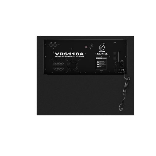Caixa Acústica Line Array Subwoofer Attack VRS118 A 800Wrms Preto 18 Polegadas