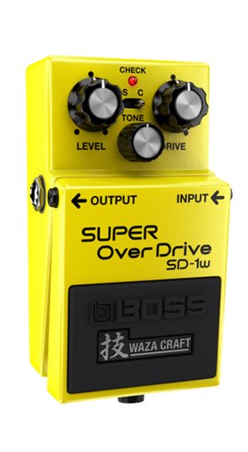 Pedal Para Guitarra Boss SD 1W Super Overdrive Waza Craft