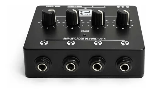 Amplificador De Fone 4 Canais Santo Angelo Af4 Com Nf