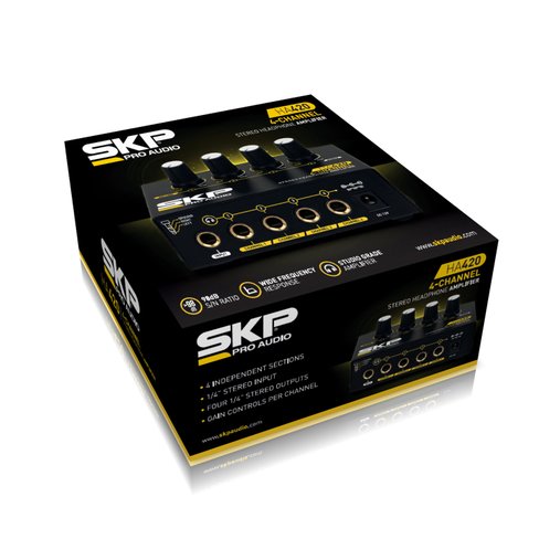 Amplificador De Fone 4 Canais Skp Ha420