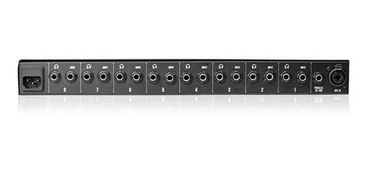 Amplificador De Fone 8 Canais Santo Angelo Af8 Com Nf