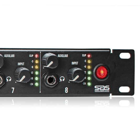 Amplificador De Fone 8 Canais Santo Angelo Af8 Com Nf