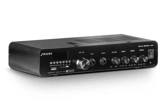 Amplificador Frahm Misturador Slim 2000 App G3 120wrms