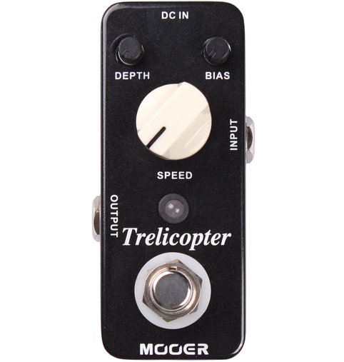 Pedal Para Guitarra Mooer Trelicopter Optical Tremolo Micro Series