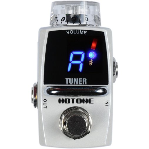 Pedal Para Guitarra Afinador Cromático Hotone Digital Tuner STU 1 Luzes de Led Frias