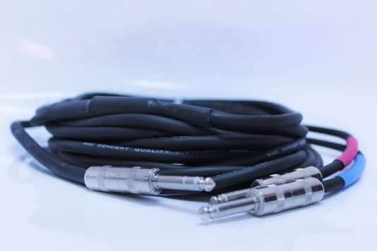 Cabo Instrumento Fishman P10 Estéreo+2 P10 Mono Acc Pbr 20c