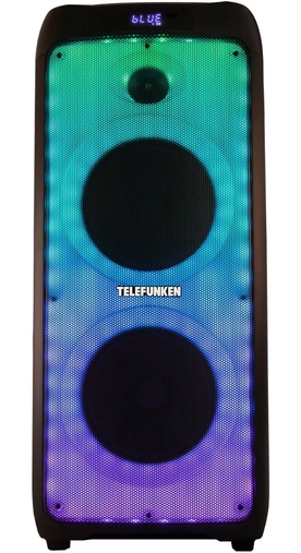 Caixa De Som Ultrabox 8 Pro Telefunken Bateria Bluetooth