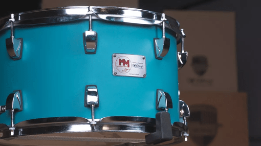 Caixa Odery Signature Mm 14x8 Rock Blue + 2 Pares De Baqueta