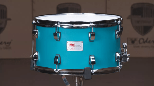 Caixa Odery Signature Mm 14x8 Rock Blue + 2 Pares De Baqueta