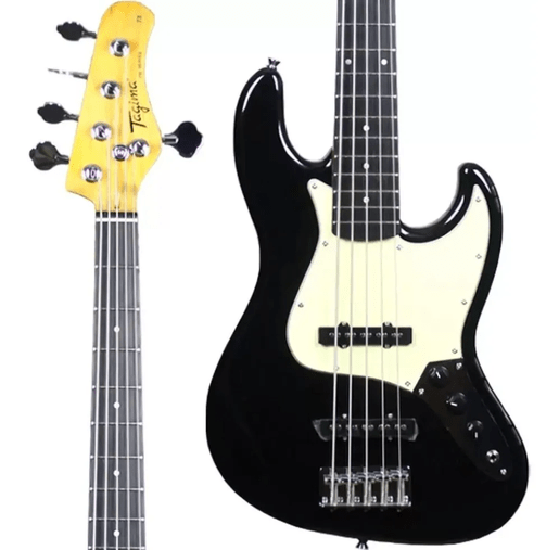 Contra Baixo Tw73 Preto Escala Escura 5 Cordas Mercadão da Música