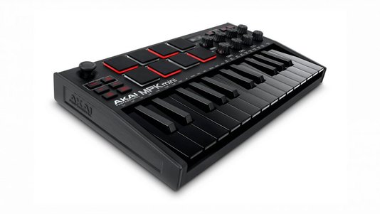Controlador Midi Akai Mpk3 Mini Gen 3 Mk3 Black 25 Teclas