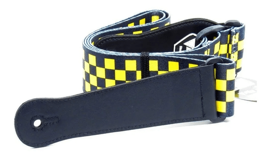 Correia Para Violão Guitarra Baixo Amarela Phx Com Porta Palheta