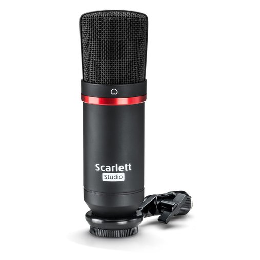 Kit para Gravação de Audio Focusrite USB Scarlett 2i2 2a Geração + Fone HP60 Mk II + Mic CM25 Mk II