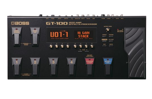 Pedaleira para Guitarra Boss GT 100 Versão 2.0