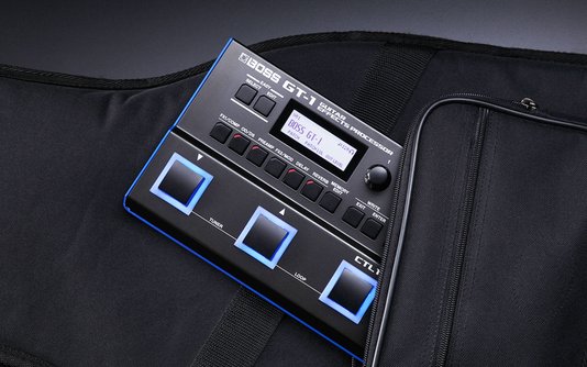 Pedaleira para Guitarra Boss GT 1 Multi Efeitos + Fonte Hayonik