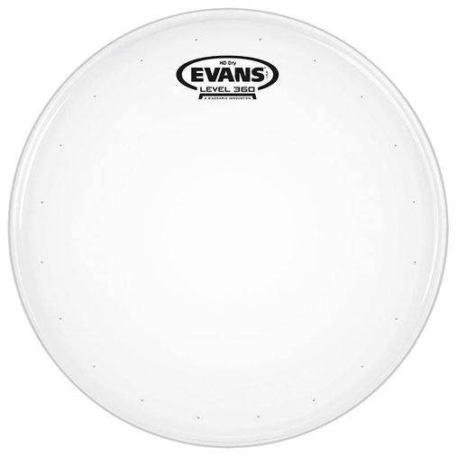 Pele Porosa Evans Genera para Caixa de 14" Polegadas Hd Dry B14HDD Branca