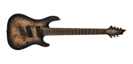 Guitarra Cort Multi Scale Ii Kx507 7 Cordas Star Dust Black