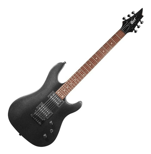 Guitarra Elétrica Cort Kx100 Metallic Black Com Nf