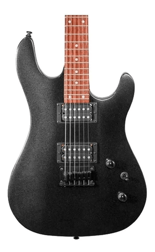 Guitarra Elétrica Cort Kx100 Metallic Black Com Nf