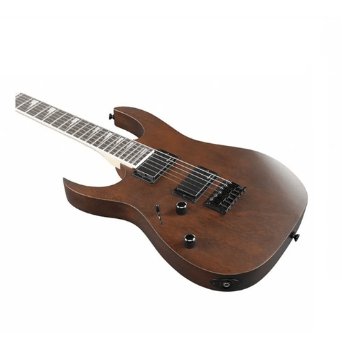Guitarra Super Strato Ibanez Grg 121 Dxl Canhota Walnut Flat