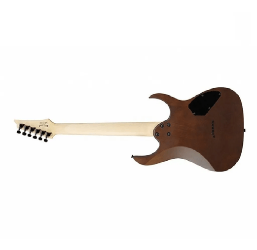 Guitarra Super Strato Ibanez Grg 121 Dxl Canhota Walnut Flat