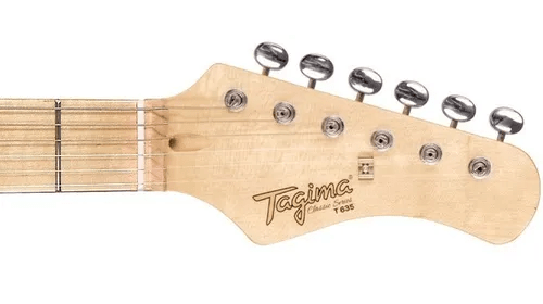 Guitarra Tagima Classt635 Fiesta Red Escala Clara Mint Green