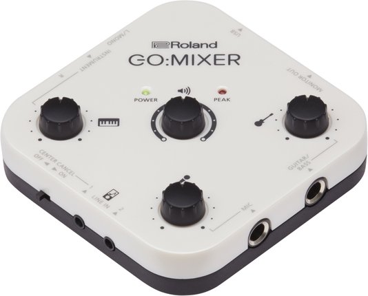 Interface Mixer De Aúdio Para Smartphones Roland Go Mixer